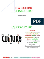Que Es Cultura