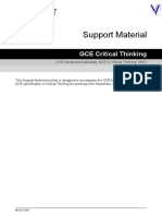 Assessing and Developing Argument Scheme of Work and Lesson Plan Booklet