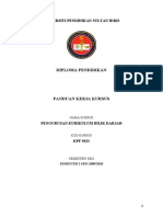 Panduan Kerja Kursus KPF 5023 (Dpli Upsi)