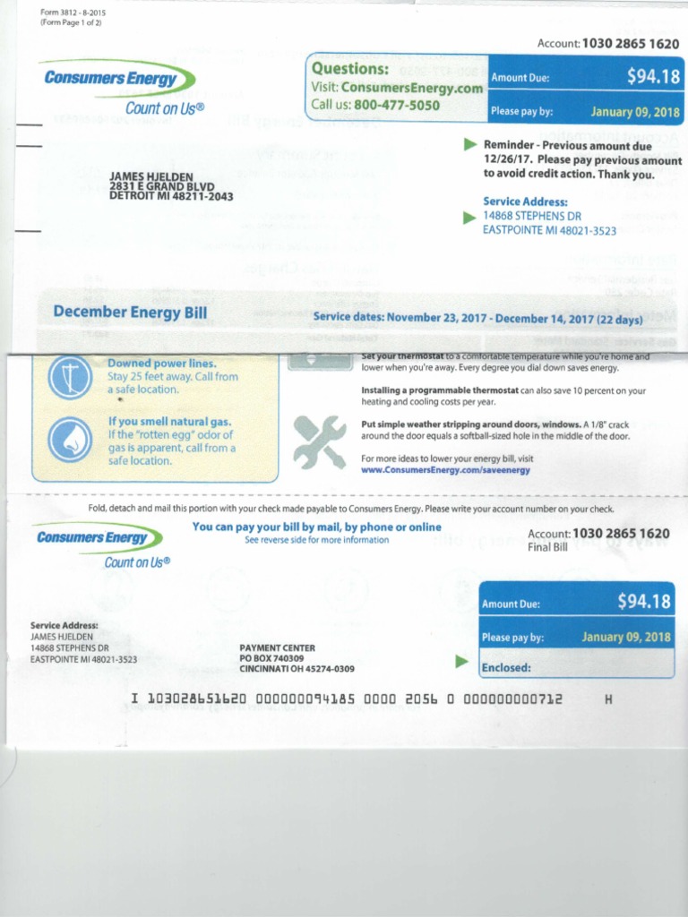 Stephens DR Utility Bill PDF