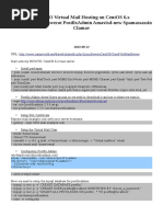 HOWTO Virtual Mail Hosting CentOS 6 - Postfix Postfixadmin Webmail