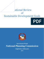 National Review of Sustainable Development Goals