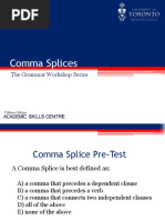 Comma Splices BI Revision