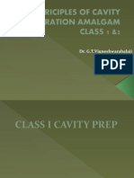 Priciples of Cavity On Amalgam Class 1 &