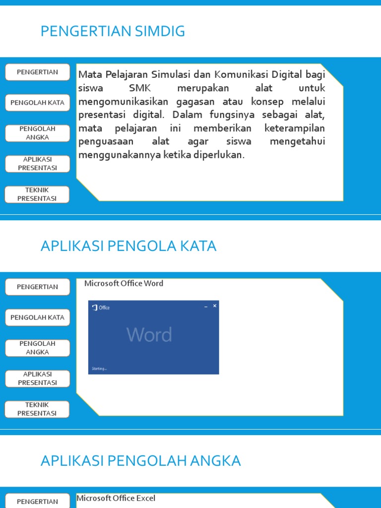 Pengertian Simdig dalam Pendidikan SMK | PDF | Karier & Perkembangan ...