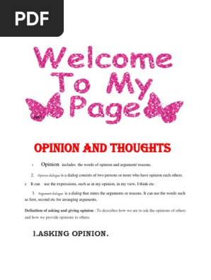 Opinion And Thoughts Pdf Truth Epistemology