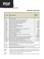 PAYE Tax Computation Template | PDF | Government | Economies