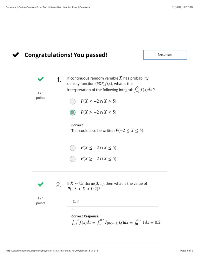 Week 1.4 Exponential and Normal Distributions PDF Probability