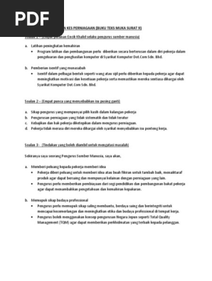 Skema Jawapan Kajian Kes Perniagaan Pdf