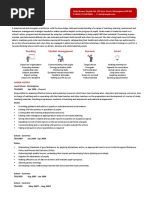 Teacher CV Example 