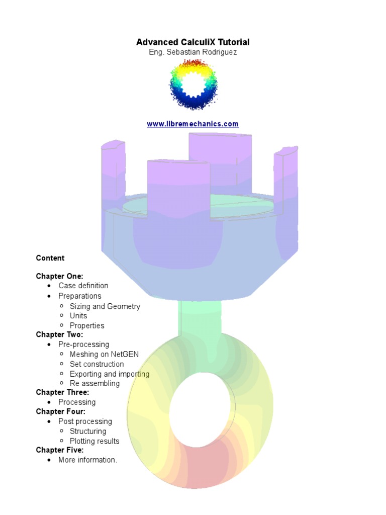 Advanced CalculiX Tutorial PDF | PDF | Hardness | Strength Of Materials