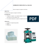 Practical 3: Compressive Strength of Aac Blocks: Reference