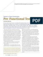 Pre-Functional Testing: Technical vs. Process Commissioning