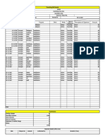 Travelling Bill Details Name: Designation: Reporting To Bank Account No. Advance Taken Rs. Period From Period To