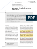 Assessing Thought Disorder in Patients With Schizophrenia