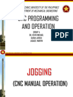 CNC Programming and Operation: Polytechnic University of The Philippines Department of Mechanical Engineering