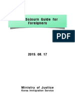 Sojourn Guide For Foreigners (English) PDF