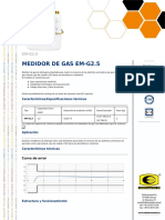 Medidor de Gas EM-G2.5