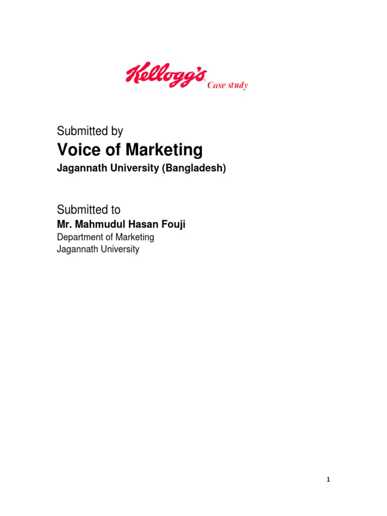 Kellogg video essay example picture