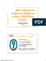 A - 9001 Auditor Course Updated June 2010