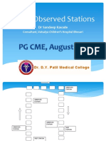 OSCE Pediatrics Observed Stations - Dr.D.Y.patil CME Aug 2012