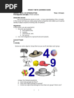 Mathematics Quarter 1 and 2