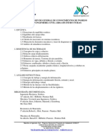 Maestría Estructuras Examen Ingeniería Civil