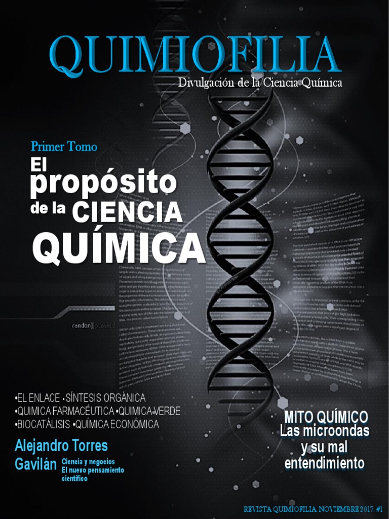 Revista QuimioFiliaEl Proposito de La Ciencia Química