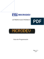 Letreros Microdev USB