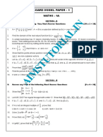 First Year 1A Model Papers and Board Model Guess Papers