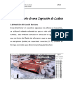 Diseño de Una Captación en Ladera PDF