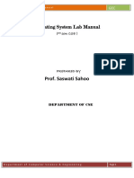 OS Lab Manual Commands