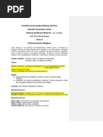 Renacimiento Religioso