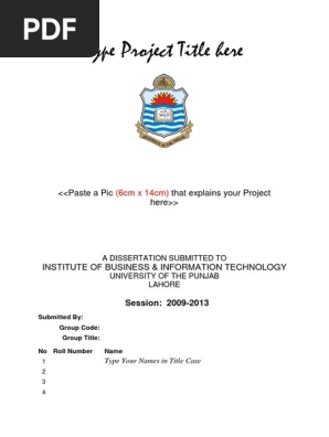 IT Project Documentation Template