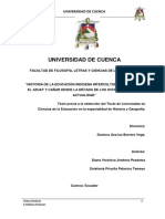 Tesis Historia de La Educacion Bilingue en Ecuador 70 Hasta Actualidad