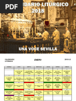 Calendario Liturgico Tradicional Digital 2018 Una Voce Sevilla