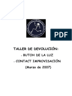 Taller de Devolución:: Butoh de La Luz Contact Improvisación (Marzo de 2007)