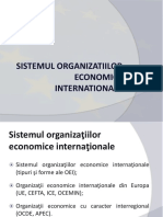 Sistemul Organizatiilor Economice Internationale