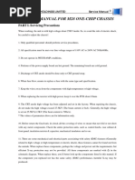 Service Manual For M28 One-Chip Chassis: PART I. Servicing Precautions