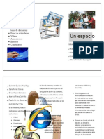 Triptico de Proyecto de Ciencias