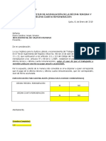 Solicitud Acumulación Décimos Tercera y Cuarta Remuneración