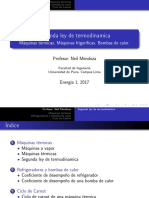 Segunda Ley de La Termodinamica - Maquinas Termicas