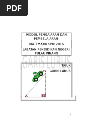 Modul Pdp Garis Lurus Pdf