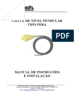 Manual Chave de Nivel Tipo Boia Pendular Pera