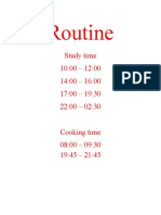 Routine