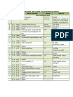 Jadwal Pelatihan Dasar Pencegahan Dan Pengendalian Infeksi No Waktu Materi / Kegiatan Metode Fasilitator Hari I, 26 Agustus 2016