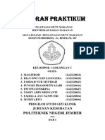 Laporan Praktikum 1 Pengawasan Mutu Makanan (Identifikasi Bahan Makanan)