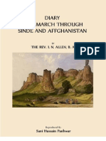 DIARY OF A MARCH THROUGH SINDE AND AFFGHANISTAN (SINDH AND AFGHANISTAN)