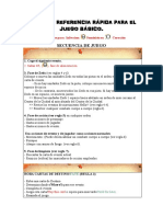 Tabla de Referencia Rápida para El Juego Básico PDF