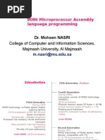 8086 Microprocessor Assembly Language Programming: Dr. Mohsen NASRI